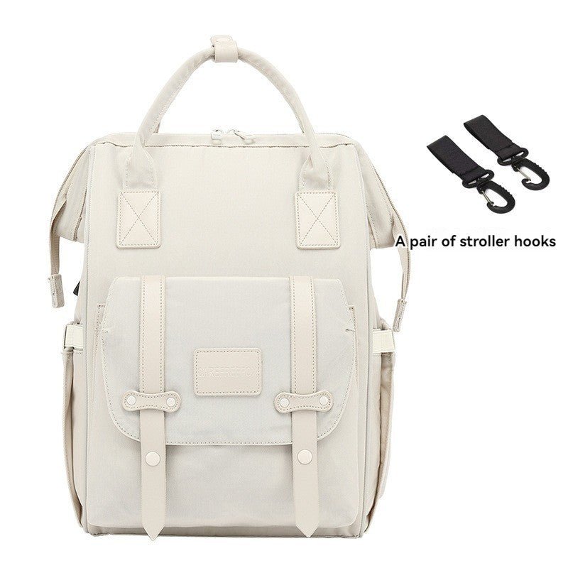 Sac à dos multifonction élégant pour maman, léger et pratique avec nombreux rangements"
