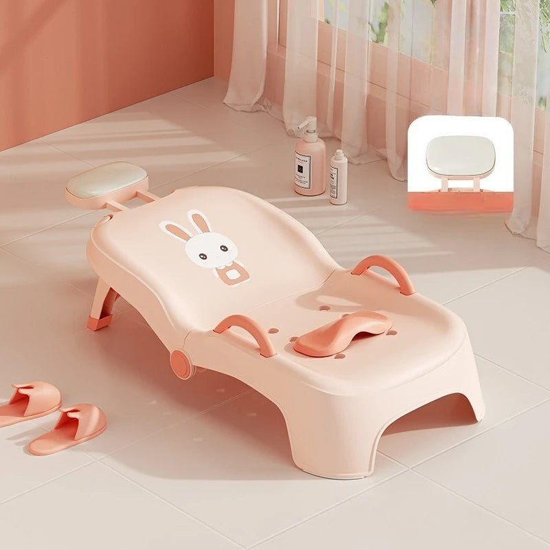 Chaise ergonomique bain bébé avec support tête