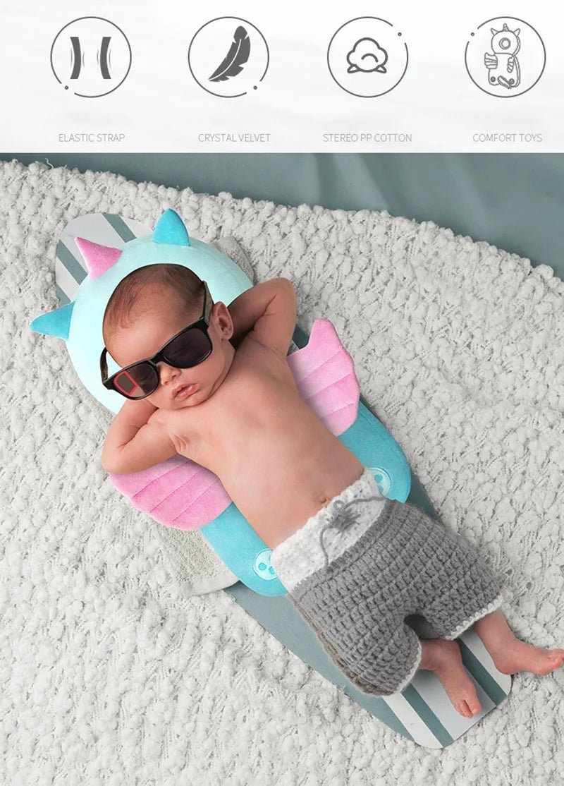 Coussin de protection pour tête de bébé, coussin de sécurité en coton PP doux pour enfants de 1 à 3 ans