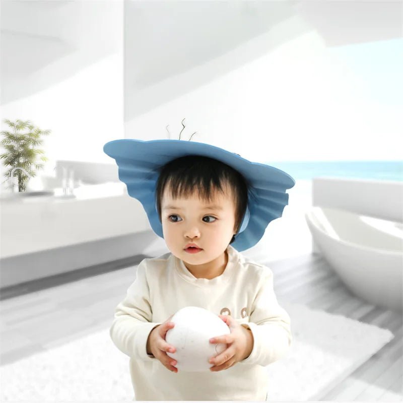 Bonnet de douche pour enfant.