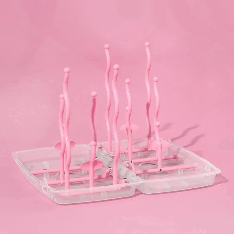 Détails de l'égouttoir biberon avec conception anti-bactérienne et rangement pratique