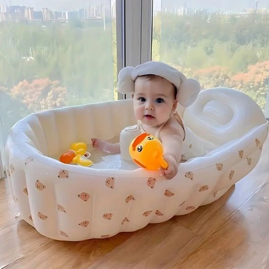 Baignoire bébé | Ergonomique Sécurisée