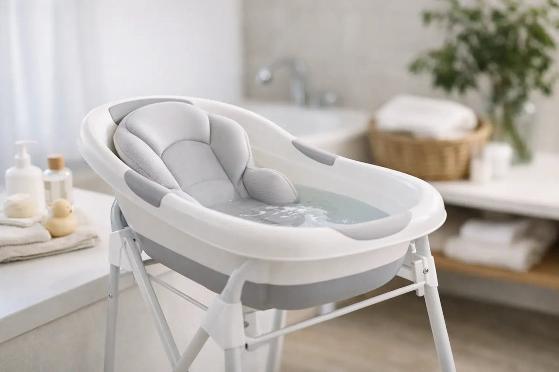 Support baignoire bébé ergonomique fiable