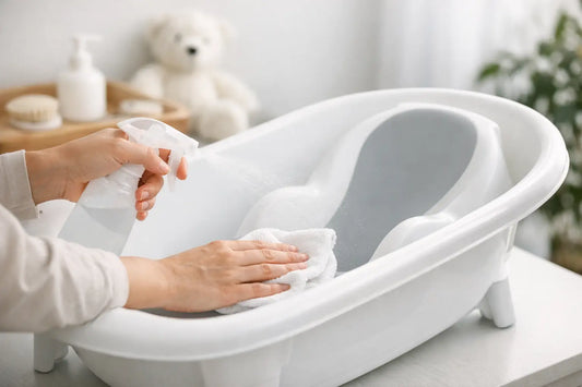 Comment nettoyer une baignoire bébé sans risque