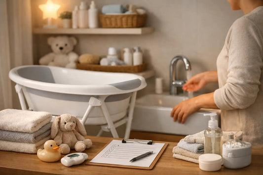 Comment organiser le bain de bébé sans stress