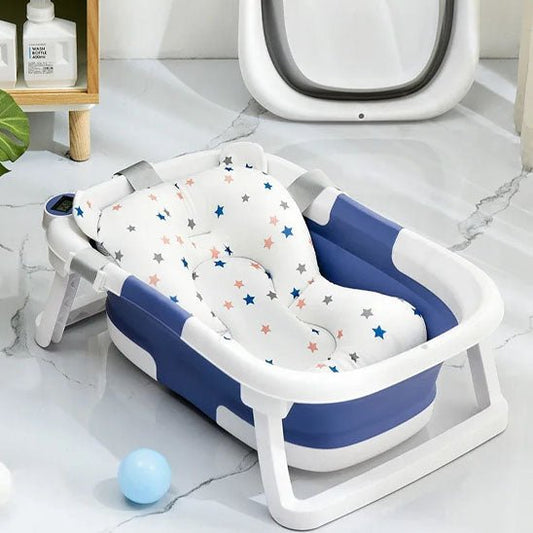 Baignoire sur pied hauteur réglable pour confort parental