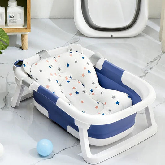 Baignoire sur pied hauteur réglable pour confort parental