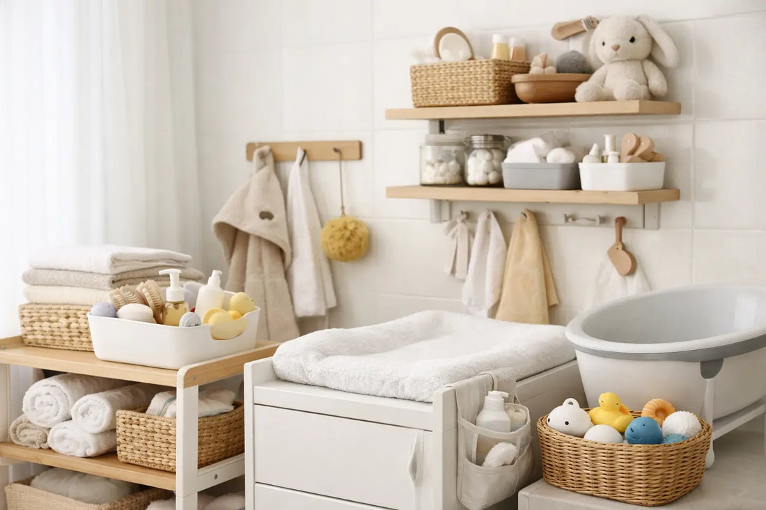 8 idées de rangement salle bain bébé pratique