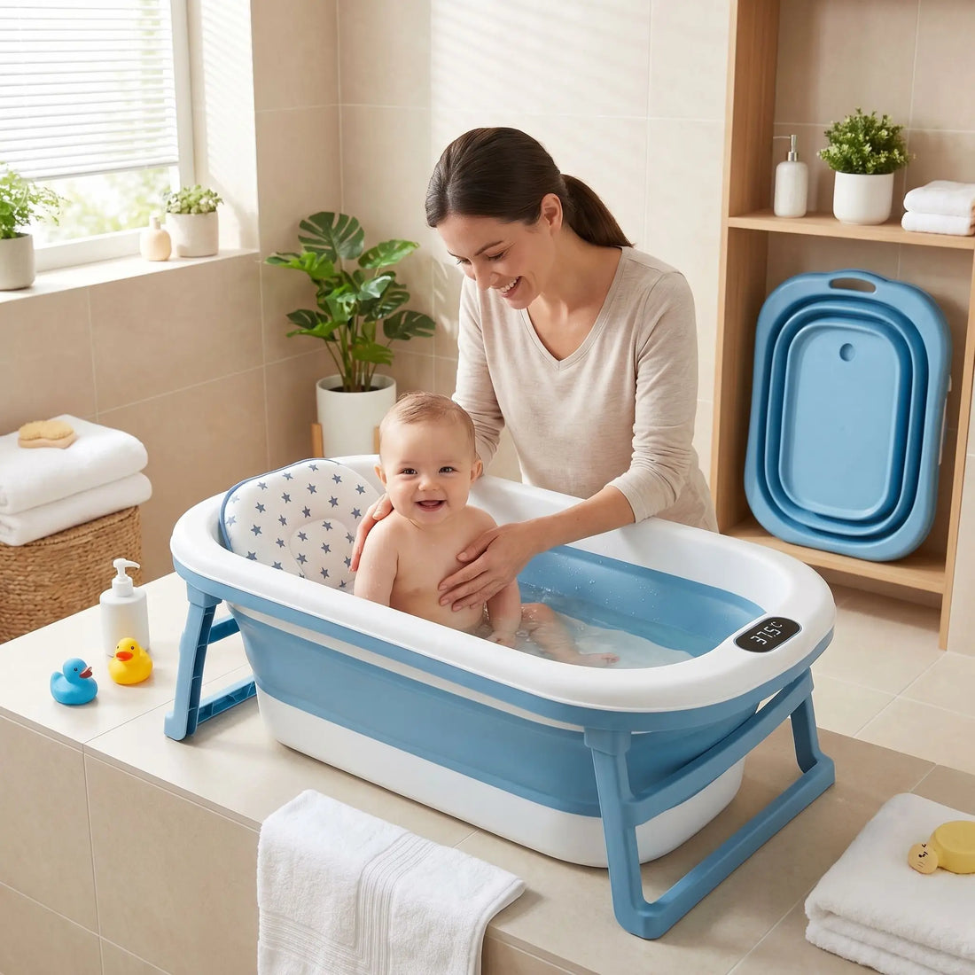 Meilleures solutions bain bébé voyage