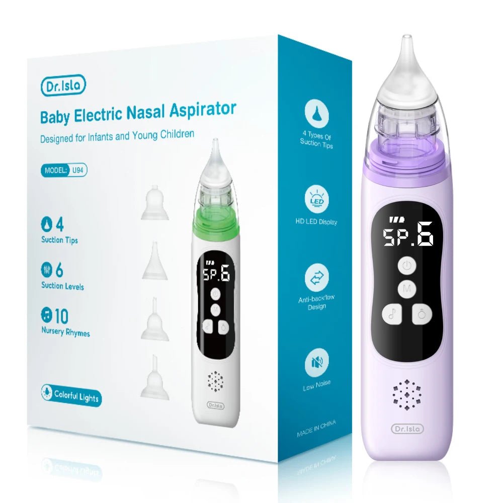 Aspirateur nasal électrique sécuritaire pour enfant