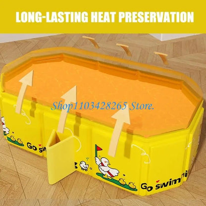  Baignoire bébé pliable repliée ultra-compacte