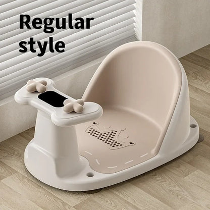 Baignoire antidérapante rose avec coussin confor