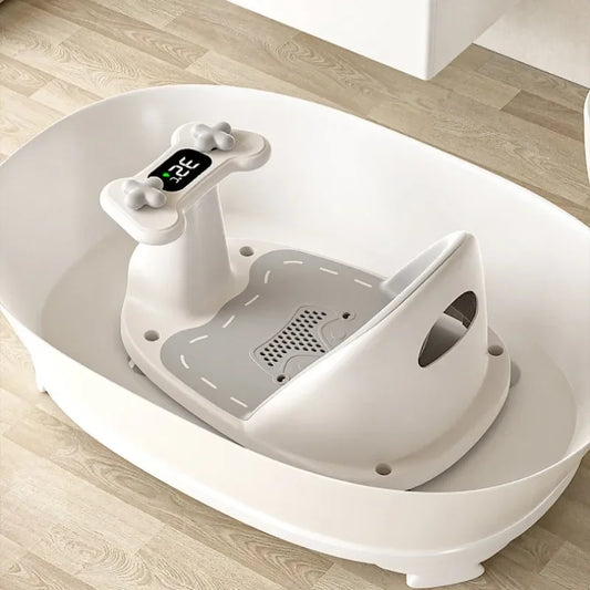 Baignoire bébé pliable avec thermomètre intégré