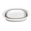 Baignoire bébé pliable grise et blanche