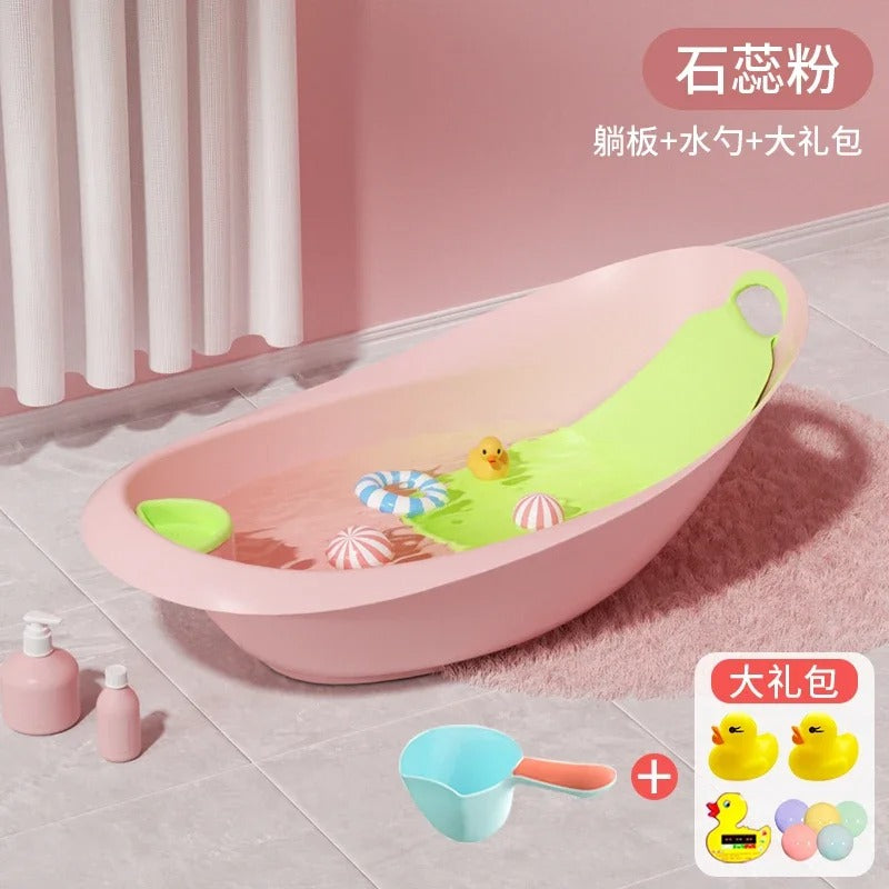 Baignoire bébé sur pied anti-mal de dos