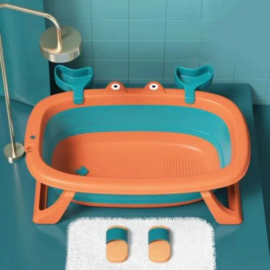  Baignoire bebe portable pliable orange ergonomique