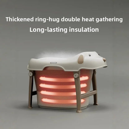  Baignoire pliable dépliée avec base antidérapante