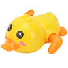 Canard jouet de bain mécanique jaune