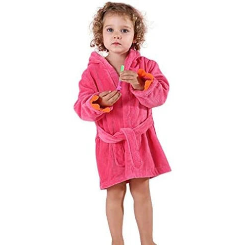 Cape de bain coton bio capuche 



