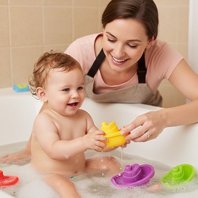 Ensemble de jouets de bain ludiques pour transformer le bain en aventure