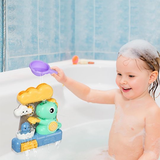 Figurines aquatiques colorées pour baignoire bebe