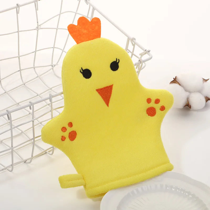Gant de bain bébé cartoon ultra-doux