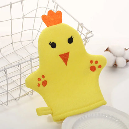 Gant de bain bébé cartoon ultra-doux