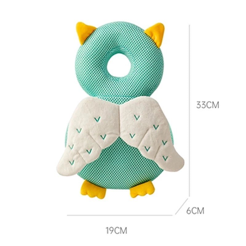 Coussin de protection pour tête de bébé, coussin de sécurité en coton PP doux pour enfants de 1 à 3 ans