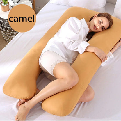 1PC coton enceinte maternité U-type taie d'oreiller sommeil soutien, oreiller