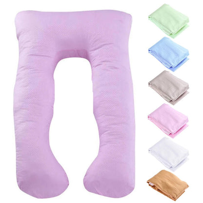 1PC coton enceinte maternité U-type taie d'oreiller sommeil soutien, oreiller
