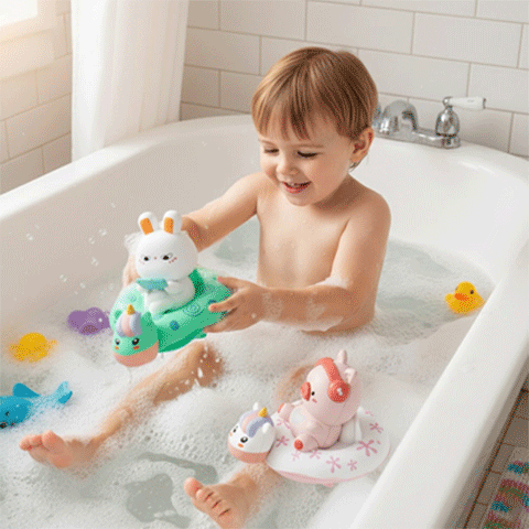Jouet de bain | Éveil Aquatique Coloré™