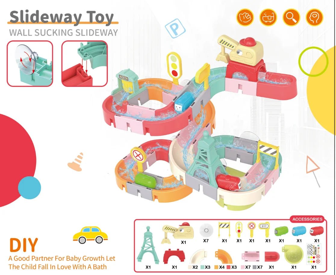 Jouet baignoire aventure dinosaures avec accessoires