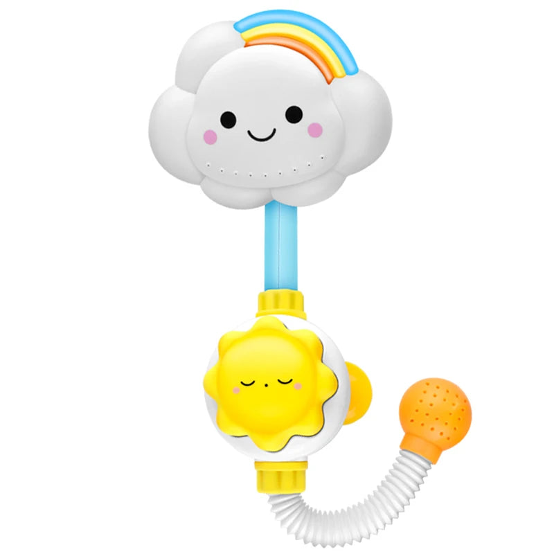 Jouet bain bébé Montessori rotatif spray eau