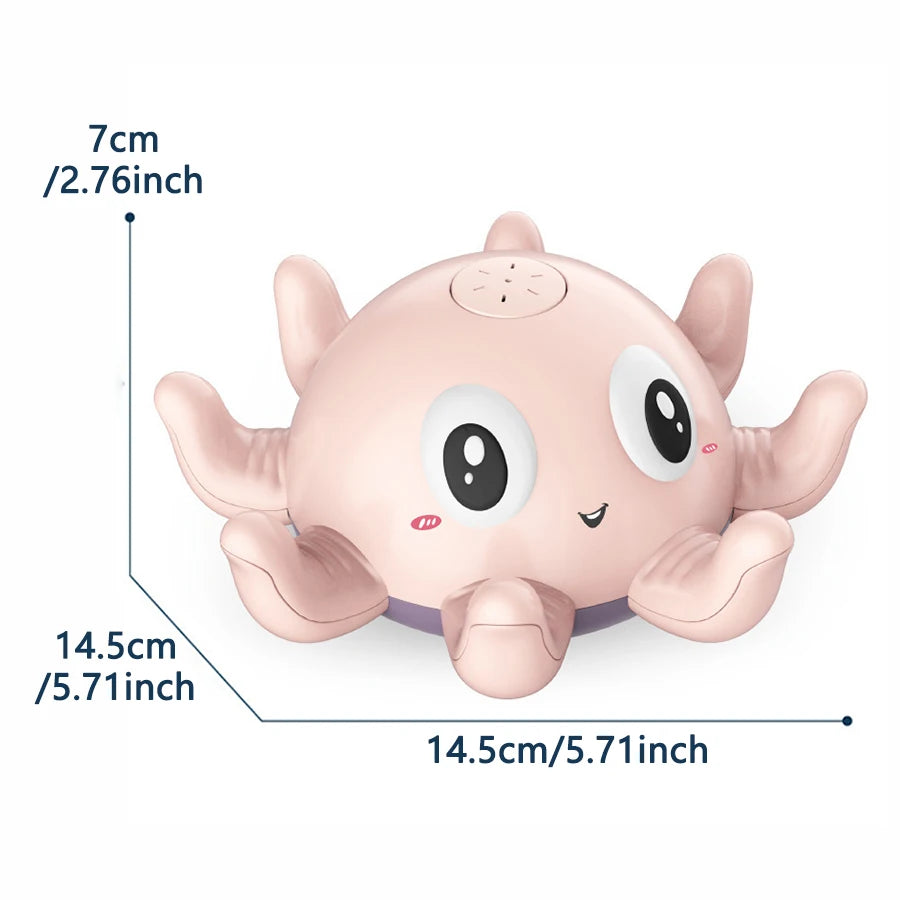 Jouet bain pieuvre LED jets automatiques enfant