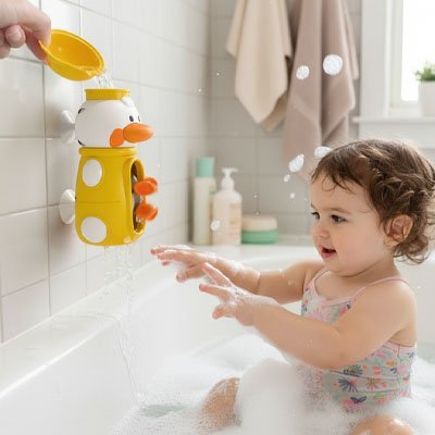 Jouets baignoire bebe colorées