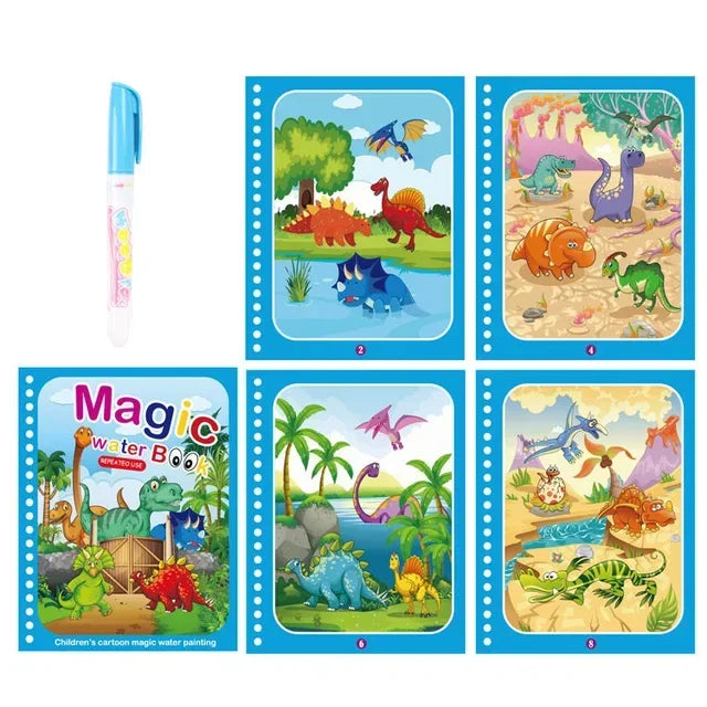 Livre d'eau magique thème univers enfant