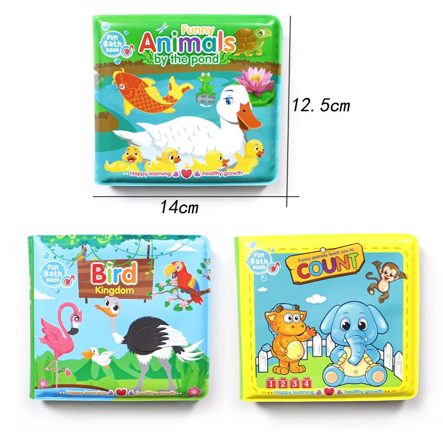 Livre de bain bébé flottant thème oiseau