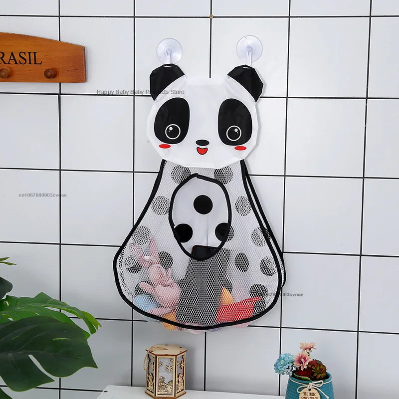 Organisateur portable de jouets de bain avec système de ventouses pour mur
