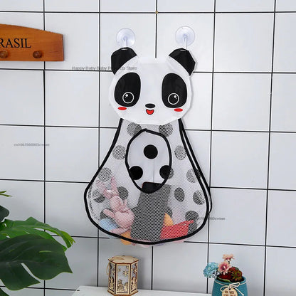 Organisateur portable de jouets de bain avec système de ventouses pour mur