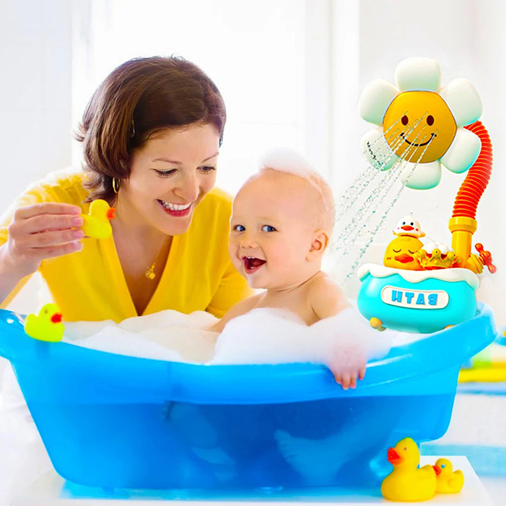 Pomme de douche tournesol pour bébé avec filtres