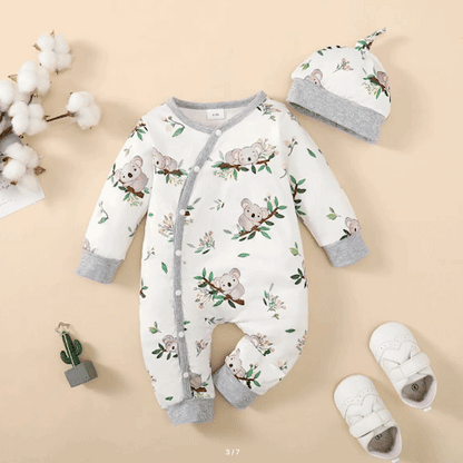 Pyjama bébé garçon coton doux ourson