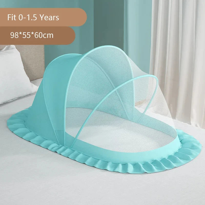 Portable Foldable Baby Netting 0 18 Months Children Folding Tent Mesh Cover Mosquito Net Tent for Newborn Bed Accessories