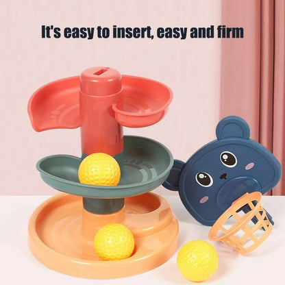 Jouets éducatifs  précoces pour bébé, boule coulissante