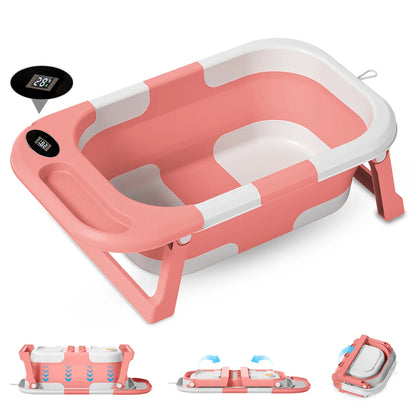 Baignoire pliable pour bébé ™ | Thermomètre intégré