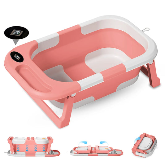 Baignoire pliable pour bébé ™ | Thermomètre intégré