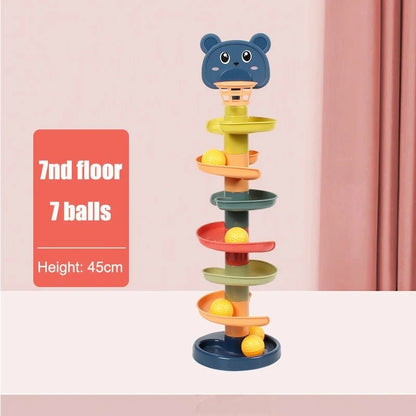 Jouets éducatifs  précoces pour bébé, boule coulissante