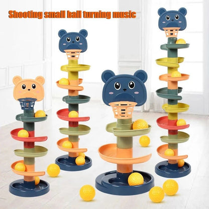 Jouets éducatifs  précoces pour bébé, boule coulissante