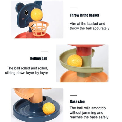 Jouets éducatifs  précoces pour bébé, boule coulissante
