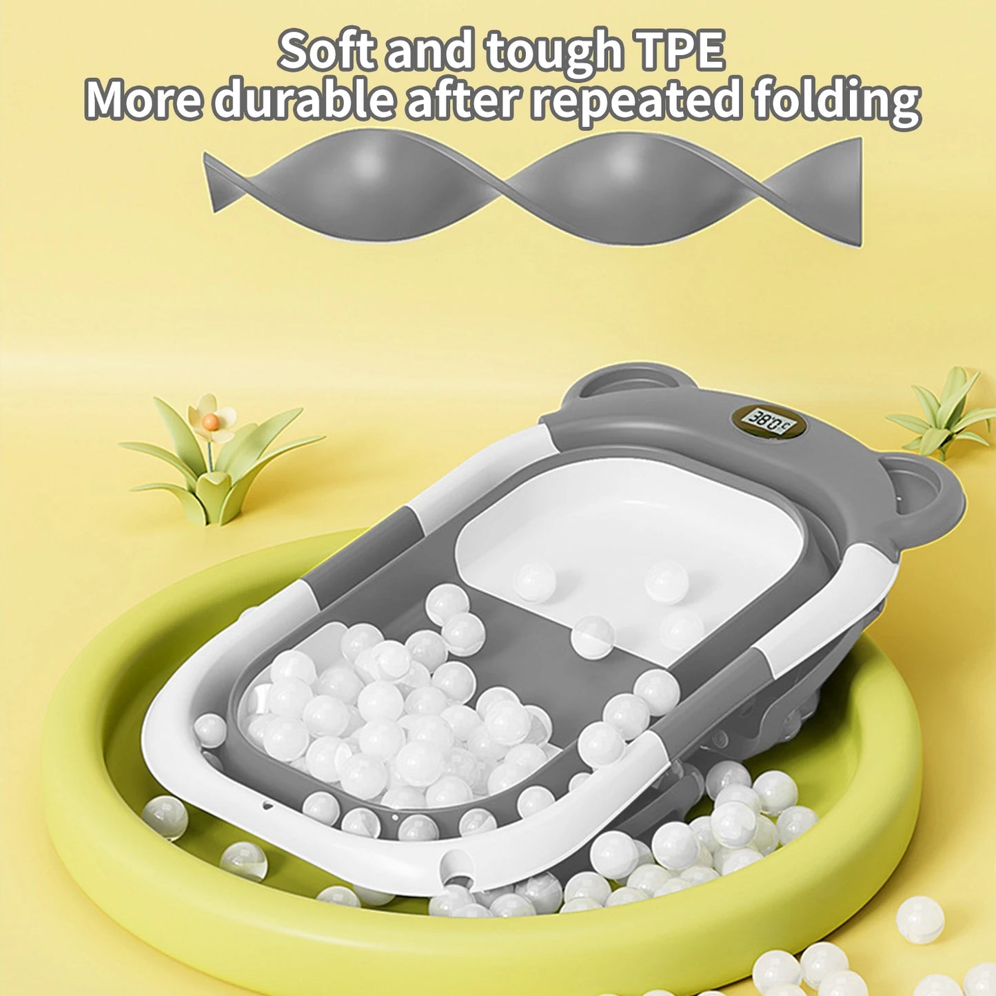 Baignoire pliable pour bébé™| Ergonomique