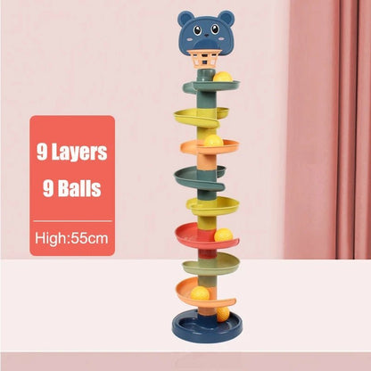 Jouets éducatifs  précoces pour bébé, boule coulissante